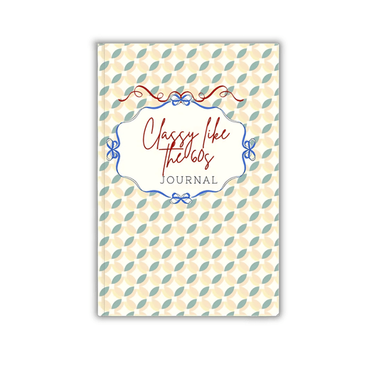 1960s Vintage-Style Key Lime Pie Reflection Journal