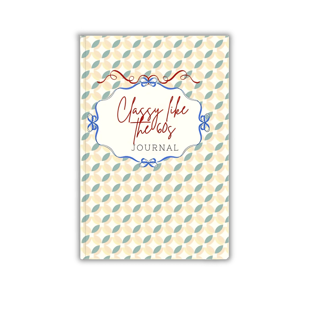 1960s Vintage-Style Key Lime Pie Reflection Journal